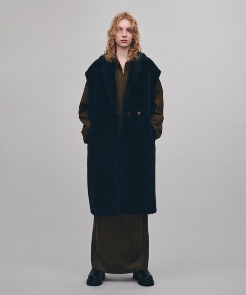 AKTE（アクテ）の「フェイクスウェードシャツジャケット（その他アウター・レディース・ベージュ/オリーブ・1/2）」の20枚目の写真