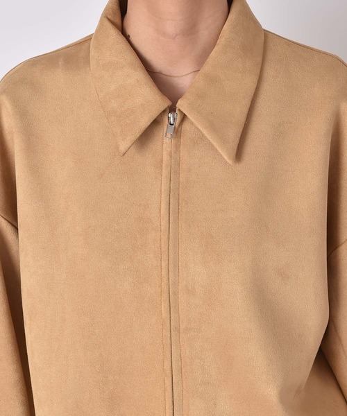 セール】フェイクスウェードシャツジャケット（その他アウター）｜AKTE