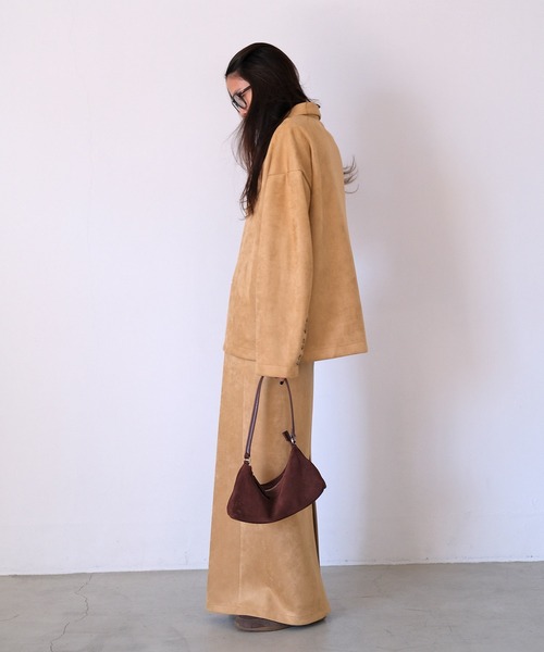 セール】フェイクスウェードシャツジャケット（その他アウター）｜AKTE