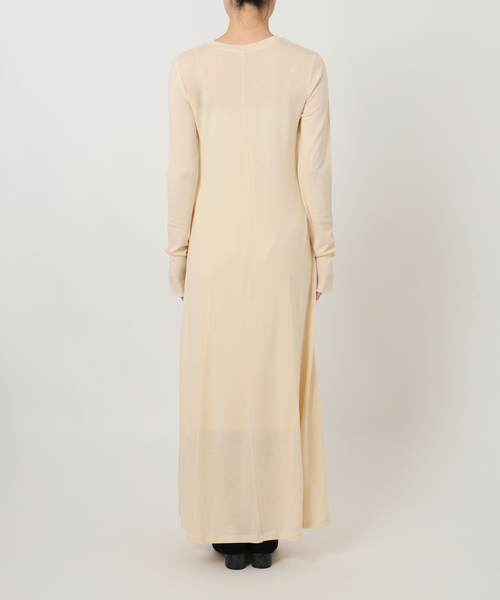 ウール混ジャージーフレアワンピース（ワンピース）｜SLOBE IENA