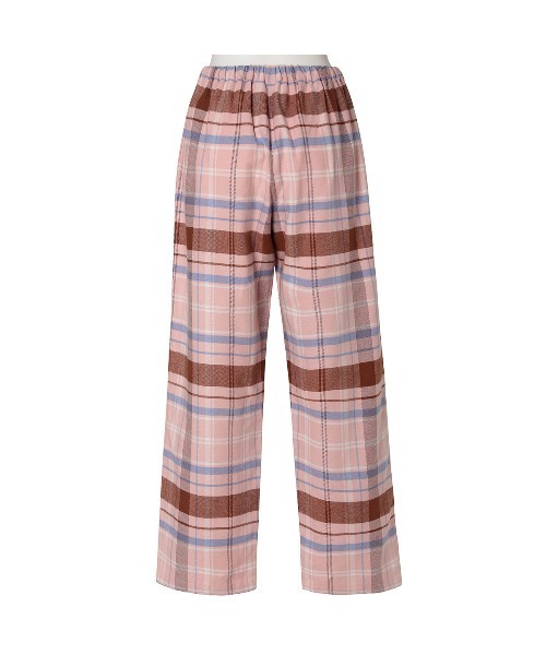 キッドブルー -25ネルチェック -長袖パジャマ -KNCK544 -kidblue