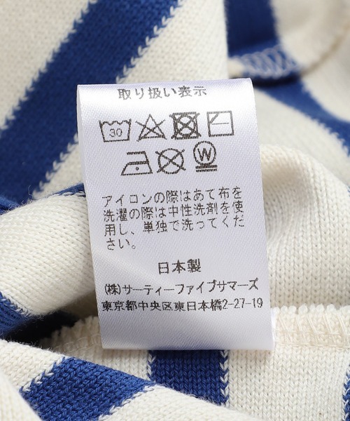 ANATOMICA（アナトミカ）の「ANATOMICA / アナトミカ：BIARRITZ：530-591-23[MUS]（Tシャツ/カットソー・メンズ・ブルー・S/M/L）」の4枚目の写真