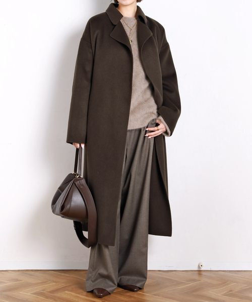 EVERYDAY I LIKE.（エヴリディアイライク）の「*Essential Gown Coat（その他アウター・レディース・ブラウン・FREE）」の8枚目の写真