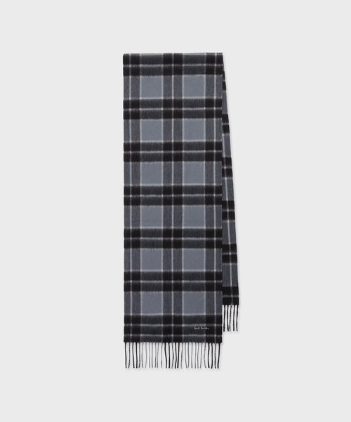 クラシックチェック カシミヤブレンドマフラー【250412】（マフラー