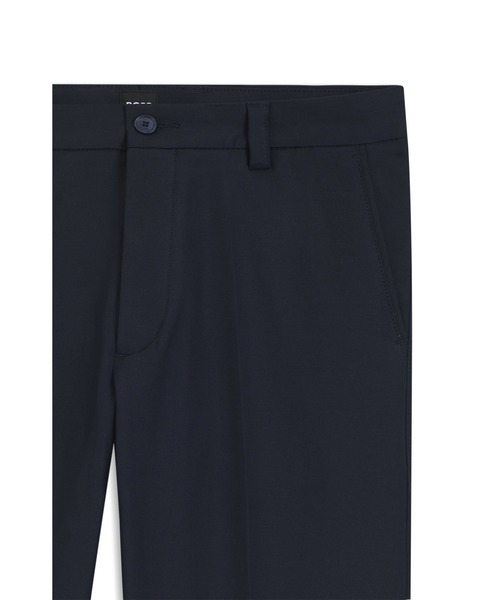 BOSS(ボス)の「モダンフィットパンツ イージーアイロン コットンブレンドツイル(その他パンツ・メンズ・ダークブルー/ホワイト・32/32/33/32/34/32/29/32/30/32)」の11枚目の写真