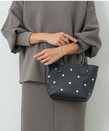 BEARDSLEY | ドット刺繍バッグ/小(トートバッグ)