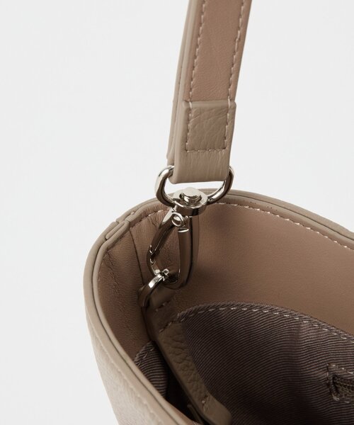 BEARDSLEY(ビアズリー)の「《本革》ドット刺繍バッグ/小(トートバッグ・レディース・ブラック/グレー系その他/ピンク・SMALL)」の14枚目の写真