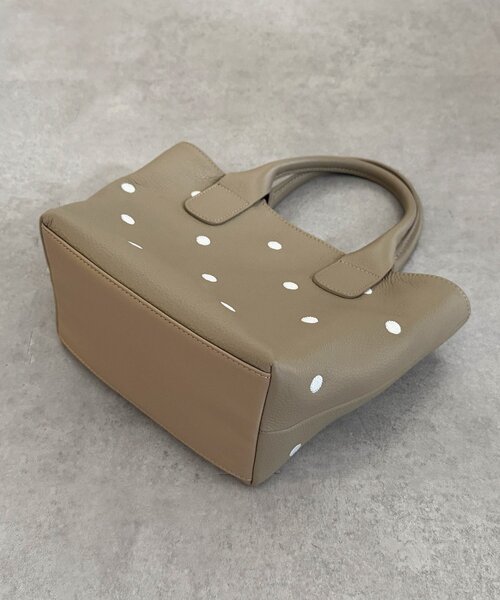 BEARDSLEY(ビアズリー)の「《本革》ドット刺繍バッグ/小(トートバッグ・レディース・ブラック/グレー系その他/ピンク・SMALL)」の20枚目の写真