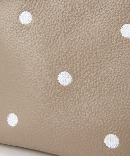 BEARDSLEY(ビアズリー)の「《本革》ドット刺繍バッグ/小(トートバッグ・レディース・ブラック/グレー系その他/ピンク・SMALL)」の22枚目の写真