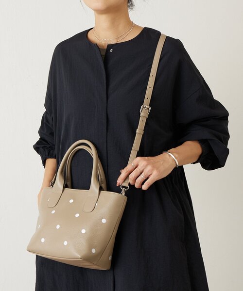 ドット刺繍バッグ/小（トートバッグ）｜BEARDSLEY（ビアズリー）の