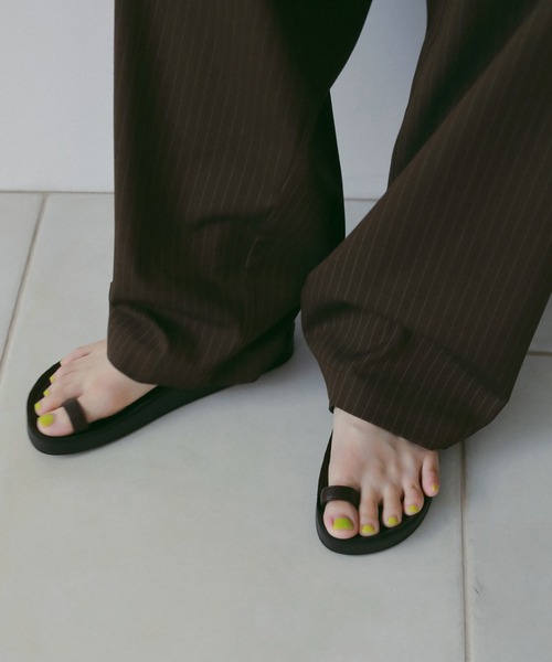 Ecoleather Belt Sandals（サンダル）｜anuke（アンヌーク）の