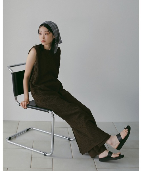 anuke（アンヌーク）の「Ecoleather Belt Sandals（サンダル・レディース・アイボリー/ブラウン/ブラック・36inch/37inch/38inch）」の13枚目の写真