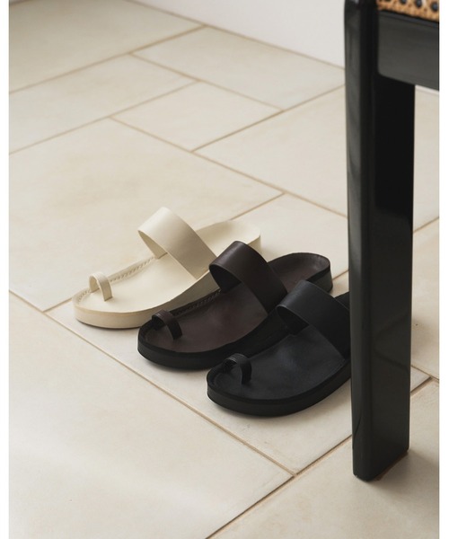 anuke（アンヌーク）の「Ecoleather Belt Sandals（サンダル・レディース・アイボリー/ブラウン/ブラック・36inch/37inch/38inch）」の14枚目の写真