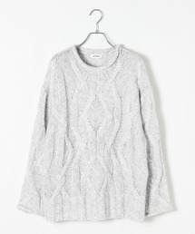 LEPSIM | 3ゲージニュアンスケーブルプルオーバー 595357(ニット/セーター)