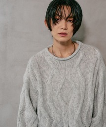 LEPSIM | 3ゲージニュアンスケーブルプルオーバー 595357(ニット/セーター)