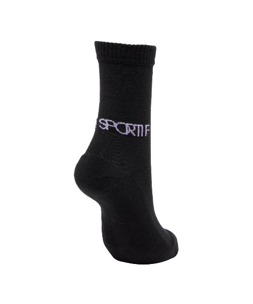 le coq sportif GOLF(ルコックスポルティフゴルフ)の「【HEATNAVI】レギュラー丈ソックス【返品不可商品】(ソックス/靴下・レディース・ブルー/グレー/ブラック・22-24)」の4枚目の写真