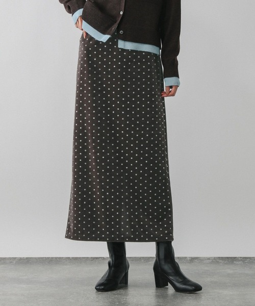 GLOBAL WORK（グローバルワーク）の「グリッターベロアＩラインスカート/593330（スカート・レディース・ブラック/ブラウン系その他6・MEDIUM/LARGE）」の10枚目の写真