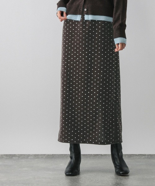 GLOBAL WORK（グローバルワーク）の「グリッターベロアＩラインスカート/593330（スカート・レディース・ブラック/ブラウン系その他6・MEDIUM/LARGE）」の11枚目の写真