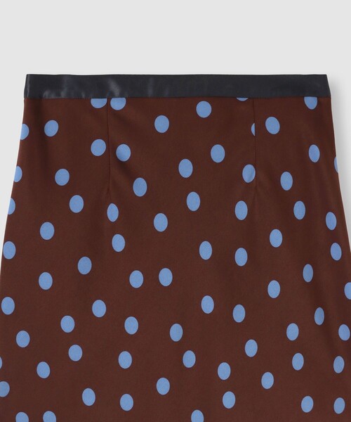 allureville（アルアバイル）の「コインドットナロースカート（スカート・レディース・ブラック系その他/ブラウン系その他・1/2）」の4枚目の写真