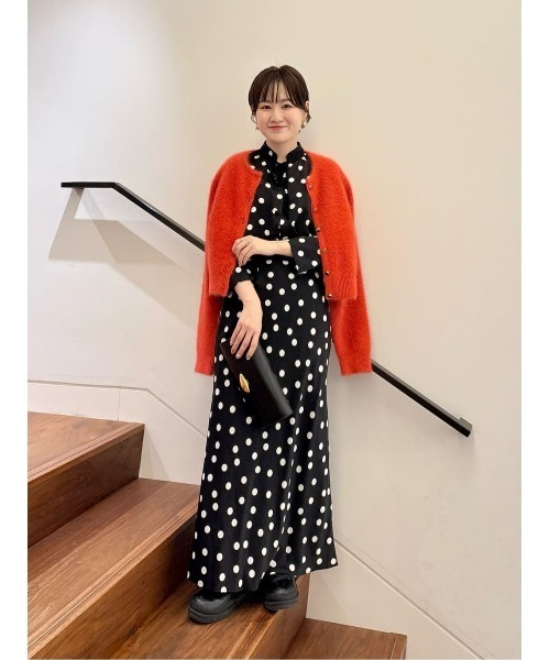 allureville(アルアバイル)の「コインドットナロースカート(スカート・レディース・ブラック系その他/ブラウン系その他・1/2)」の22枚目の写真