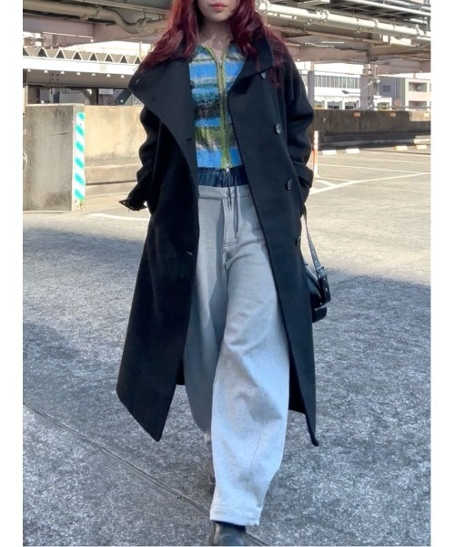 SHAGGY MIX FRONT ZIP TOPS シャギーミックス フロントジップ トップス