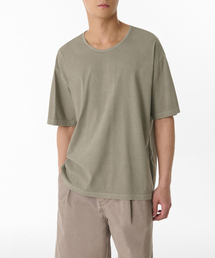 MUSINSA STANDARD（ムシンサスタンダード）の「Pigment Relaxed Scoop Neck T-Shirt [Pistachio]（Tシャツ/カットソー・メンズ）」