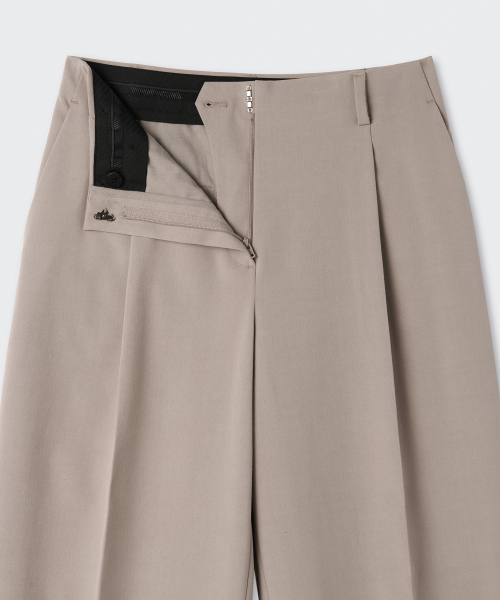 MUSINSA STANDARD WOMAN（ムシンサスタンダードウーマン）の「ウィメンズウエストバンドレスワイドスラックス[ライトベージュ]（スラックス・レディース・その他・34/32/30/31/24/25/26/27/28/29）」の5枚目の写真