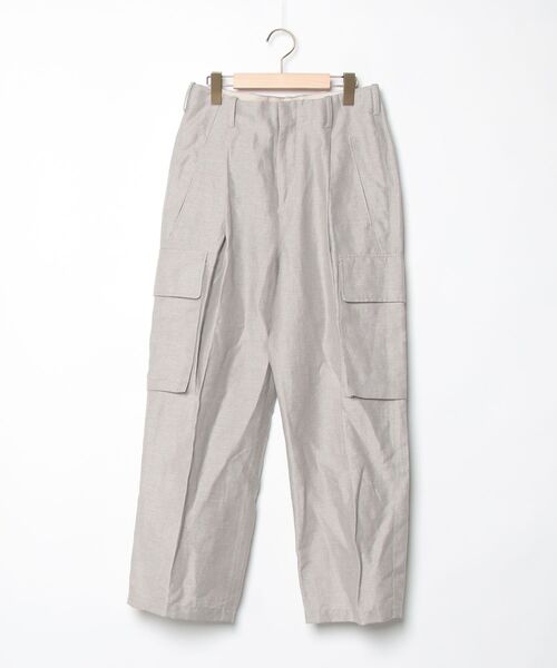 セール/ブランド古着】LIDNM｜リドムのカーゴパンツ（ベージュ系