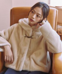 ブルーレーベル　クレストブリッジ　ボアブルゾン L｜ブルゾン｜ブラックレーベル・クレストブリッジ(BLACK LABEL