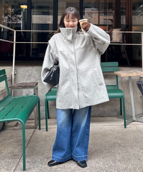 CIAOPANIC TYPY チャオパニックティピー シャギースタンドカラー Amazon | [CIAOPANIC TYPY] [チャオパニックティピー] 【WEB限定