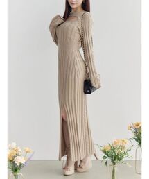 EATME | デコルテニットワンピース(ワンピース)