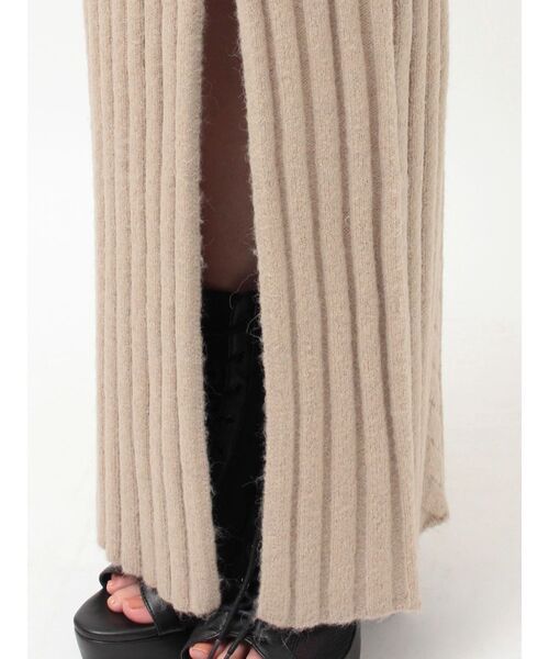 EATME（イートミー）の「デコルテニットワンピース（ワンピース・レディース・ベージュ/オフホワイト/ブラック・FREE）」の9枚目の写真