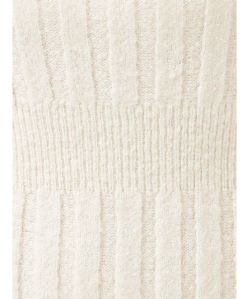 EATME（イートミー）の「デコルテニットワンピース（ワンピース・レディース・ベージュ/オフホワイト/ブラック・FREE）」の11枚目の写真