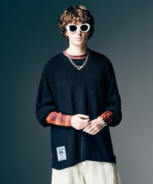 Rubber Tag Knit / ラバータグニット