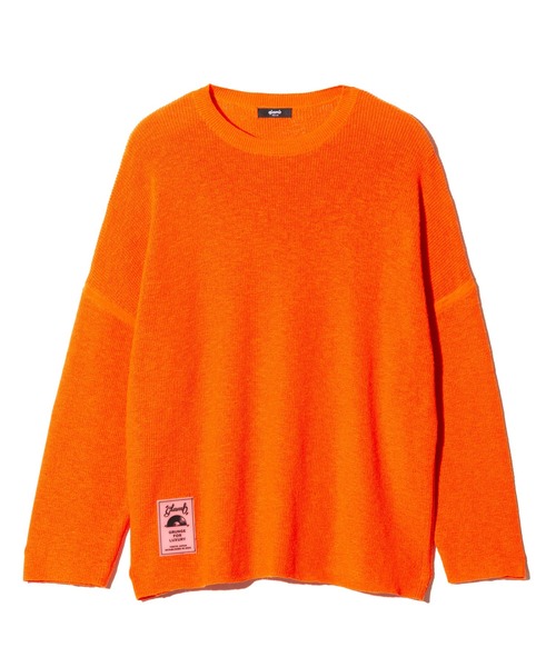 glamb（グラム）の「Rubber Tag Knit / ラバータグニット（ニット/セーター・メンズ・オレンジ/グリーン/ブラック/ブルー・M/L）」の8枚目の写真