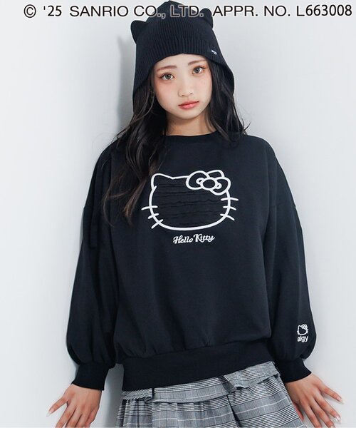 セール】【ハローキティ】裏起毛BIGトレーナー（スウェット）｜sanrio