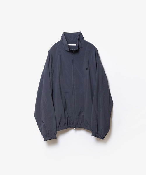 VEIN (ヴェイン)の「ピグメントダイド ナイロンウェザー トラックジャケット/ PIGMENT DYED NY WEATHER TRACK JKT(ブルゾン・メンズ・ダークネイビー/ライトグレー・3/2/1)」の4枚目の写真