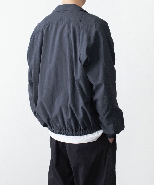 VEIN (ヴェイン)の「ピグメントダイド ナイロンウェザー トラックジャケット/ PIGMENT DYED NY WEATHER TRACK JKT(ブルゾン・メンズ・ダークネイビー/ライトグレー・3/2/1)」の10枚目の写真