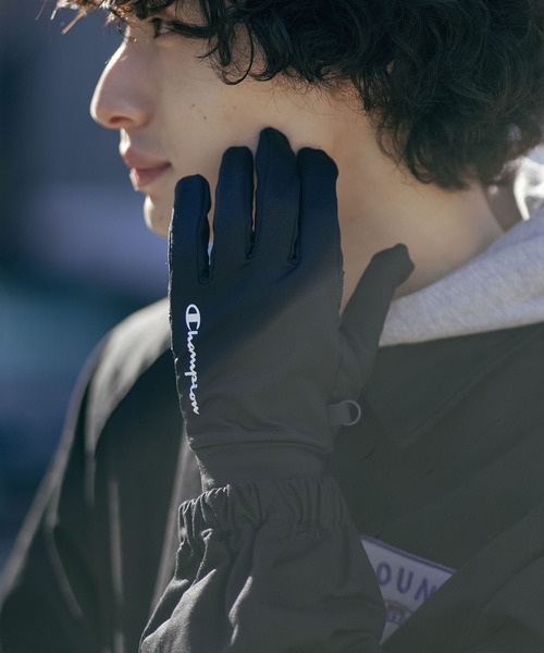 Champion（チャンピオン）の「【CHAMPION/チャンピオン】ストレッチグローブ（手袋・メンズ・チャコールグレー/ブラック・FREE）」の5枚目の写真