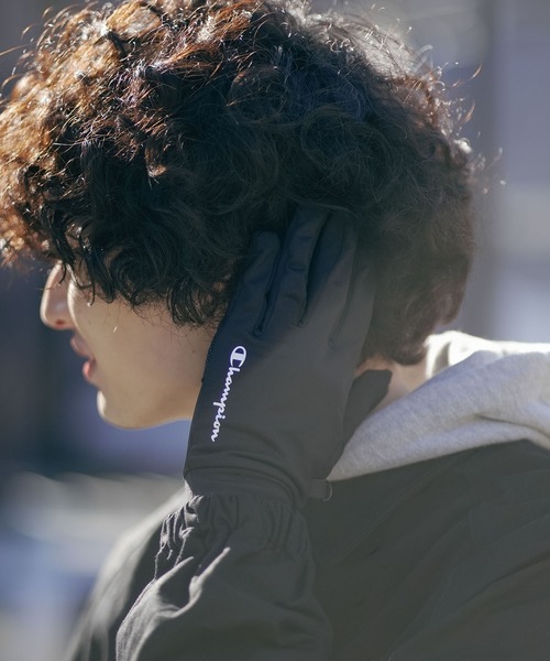 Champion（チャンピオン）の「【CHAMPION/チャンピオン】ストレッチグローブ（手袋・メンズ・チャコールグレー/ブラック・FREE）」の7枚目の写真