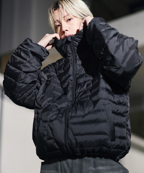 M【海外限定 】 peakキルティング フード ダウン ジャケット Seamless Quilted Down Jacket| スノーピーク(Snow Peak)