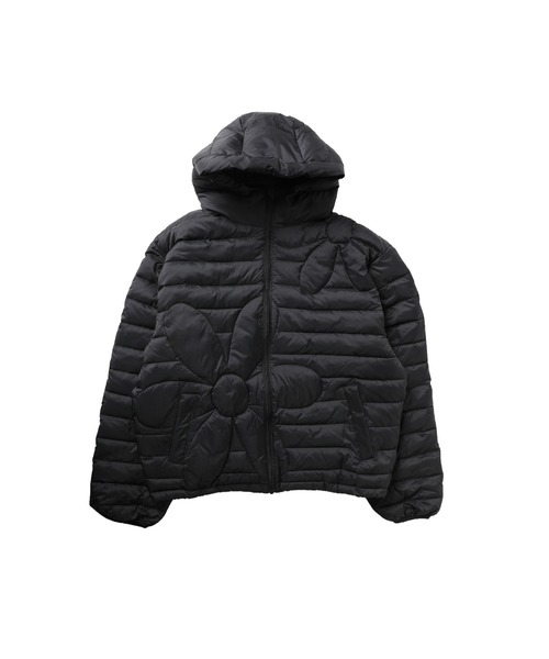 MSG（エムエスジー）の「【フィルパワー600】機能性 中綿キルティング フードパフジャケット（ダウンジャケット/コート・メンズ・ブルー/ブラック/ライム/チャコール・S/M/L/XL）」の12枚目の写真