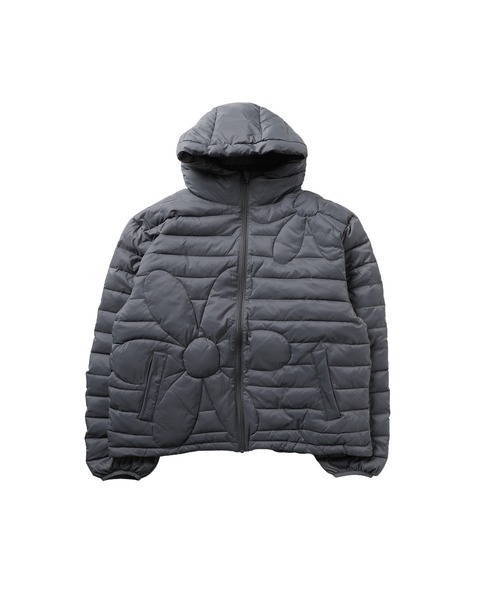 MSG（エムエスジー）の「【フィルパワー600】機能性 中綿キルティング フードパフジャケット（ダウンジャケット/コート・メンズ・ブルー/ブラック/ライム/チャコール・S/M/L/XL）」の13枚目の写真