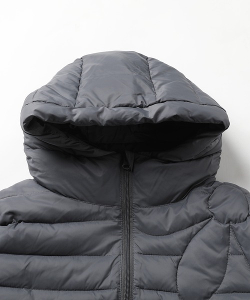 MSG（エムエスジー）の「【フィルパワー600】機能性 中綿キルティング フードパフジャケット（ダウンジャケット/コート・メンズ・ブルー/ブラック/ライム/チャコール・S/M/L/XL）」の19枚目の写真