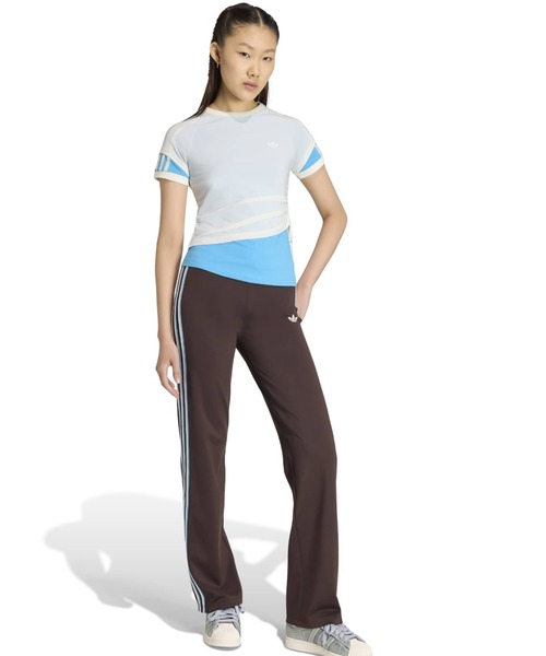 adidas（アディダス）の「adidas DOUBLE LAYERED CALI T-SHIRT / アディダス ダブル レイヤード カリ Tシャツ（Tシャツ/カットソー・レディース・ホワイト・S/M/L）」の11枚目の写真