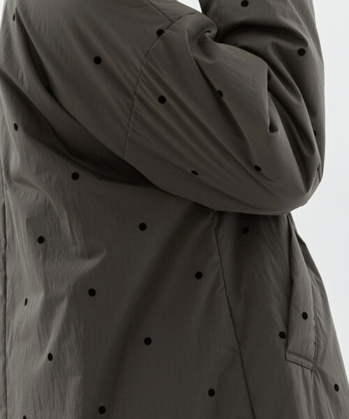 フロッキーpolka中綿3wayカラーコート