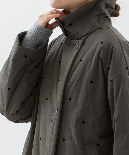 フロッキーpolka中綿3wayカラーコート