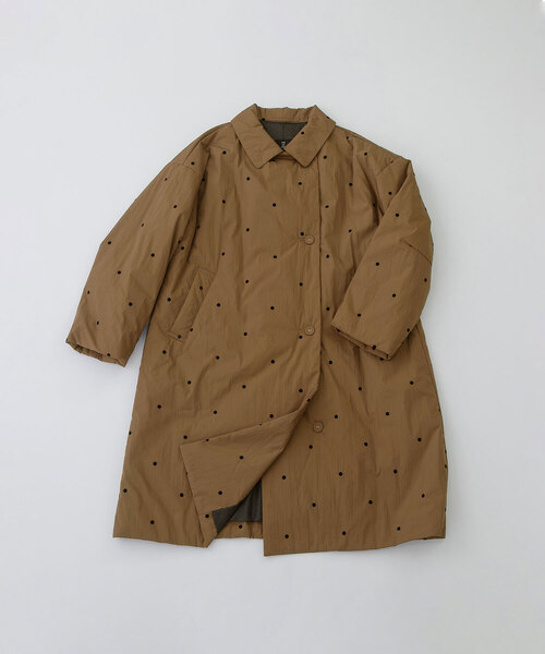 フロッキーpolka中綿3wayカラーコート