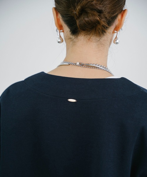 Emma Taylor（エマテイラー）の「ライトダンボールフレアヘムノーカラージャケット（ノーカラージャケット・レディース・ブラック/ライトベージュ/ネイビー・FREE）」の21枚目の写真