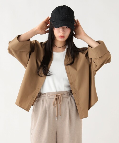BEAMS HEART(ビームスハート)の「スキッパー ワイドスリーブ シャツ(シャツ/ブラウス・レディース・ブラウン/ブラック/オフホワイト・FREE)」の10枚目の写真